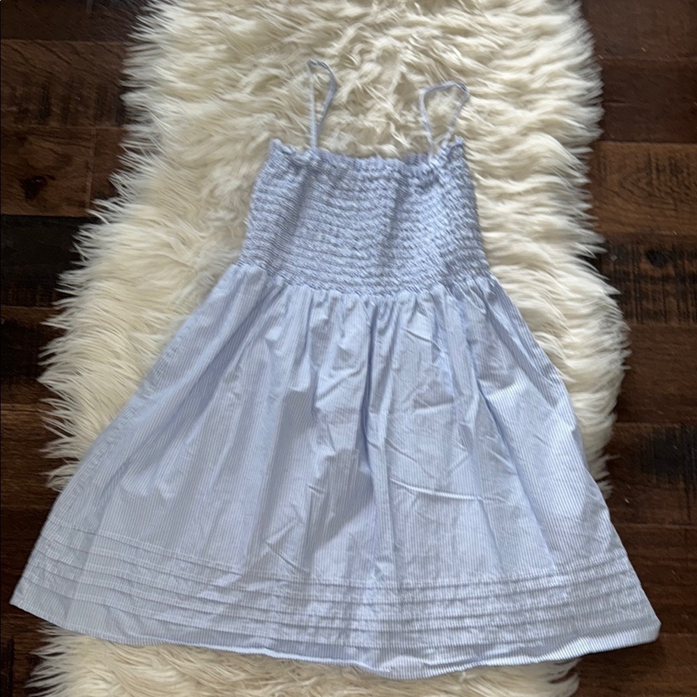Light Blue Gingham AE Dress